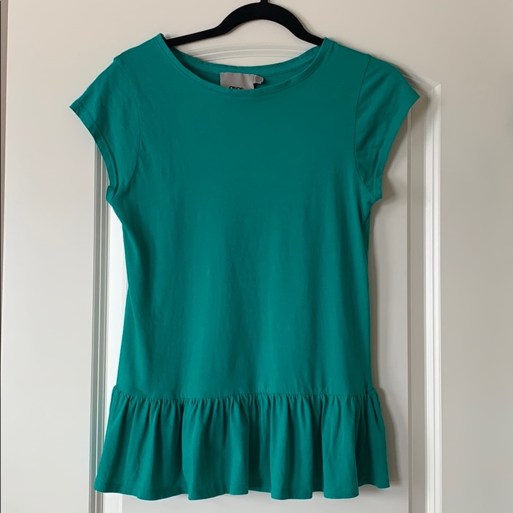 ⭐️ Turquoise ASOS Peplum Top! Size 4